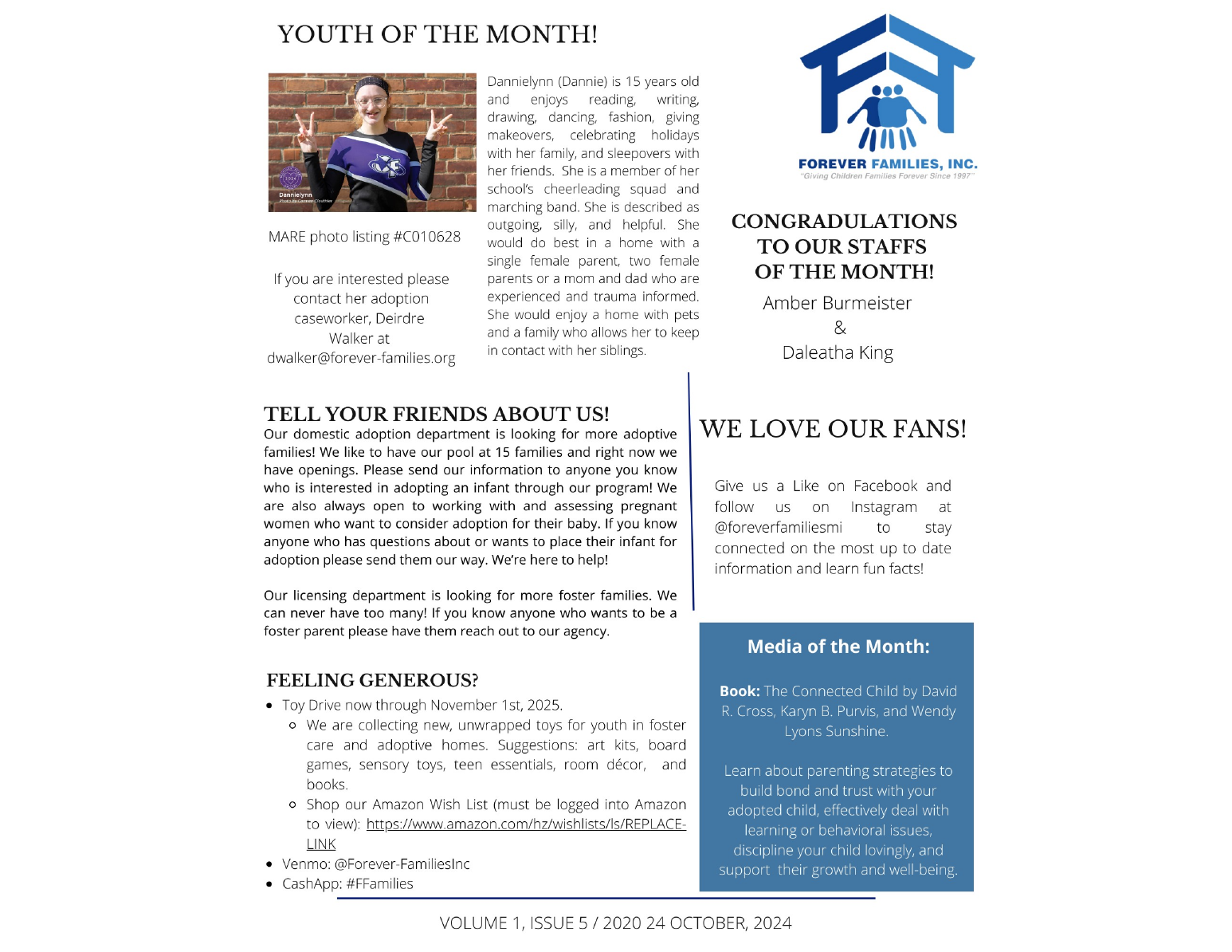 Forever Families Insider, September 2025 &mdash; Page 2